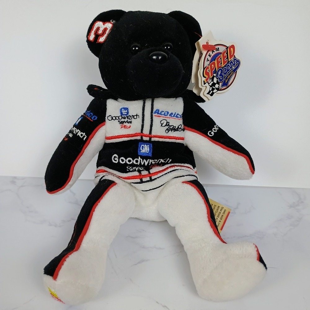 DALE EARNHARDT #3 GM GOODWRENCH SERVICE PLUS TEAM SPEED Fan BEAR W Tags